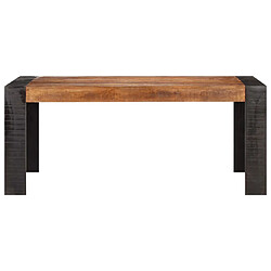 vidaXL Table de salle à manger 180x90x76 cm Bois de manguier massif