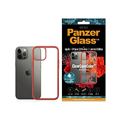 panzerglass coque transparent iphone 12 pro max mandarin rouge ab