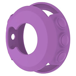 Wewoo Protection écran Étui de en silicone de montre de couleur unie pour garmin 5 / 5s / 5x violet pas cher