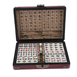 Mah-jong Mahjong Mahjongg Mah-Jongg Jeu de Mah-jong Chinois - Coffret Style Antique