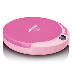 Lenco Lecteur CD portable avec fonction de rechargement CD-011PK Rose