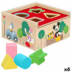 Puzzle enfant en bois Disney 5 Pièces 13,5 x 7,5 x 13 cm (6 Unités) 