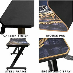 Subsonic Bureau Gamer Harry Potter (Noir)