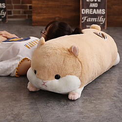 Universal 50cm mignon hamster souris peluche peluche douce oreiller animal mains chaudes mignon enfant bébé jouet cadeau de Noël pour les enfants | animaux en peluche (brun clair)