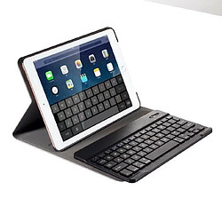 Wewoo Clavier Bluetooth détachable + Etui à rabat horizontal en cuir avec support pour iPad Pro 9,7 pouces, Air, Air 2, 9,7 pouces (2017), 9,7 pouces (2018) (Noir) pas cher