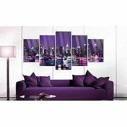 Paris Prix Tableau sur Verre Acrylique Purple Sky 100 x 200 cm