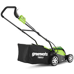 Greenworks Tondeuse à gazon et batterie 2 Ah 2 x 40V G40LM35 2501907UC