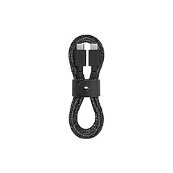 NATIVE UNION Câble Eco Belt USB-C vers USB-C - 1,2m Noir 