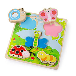 Tidlo Puzzle d'insectes tactile et palpable