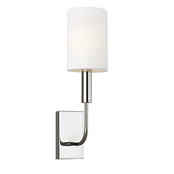 Elstead Lighting Applique murale à 1 ampoule, nickel poli, E14