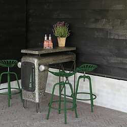 Esschert Design Chaise de tracteur de bar vert