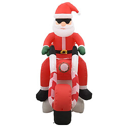 Avis vidaXL Père Noël gonflable sur moto LED IP44 160 cm