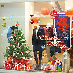 Wewoo Sticker Mural Magasins de Noël Vitrine Verre Autocollants Amusants Festival Stickers Muraux Décoration, Taille: 60 x 90cm