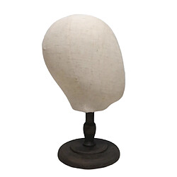 Toile De Table Perruque Mannequin Porte-chapeau Support Affichage Mannequin Modèle Faible Noir