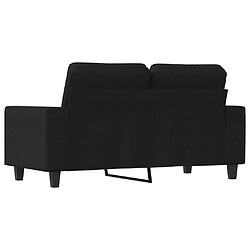 Acheter vidaXL Canapé à 2 places Noir 120 cm Tissu