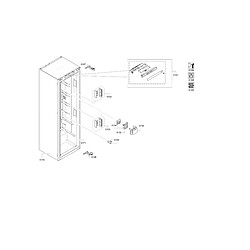 Réfrigérateur 1 porte intégrable à glissière 54cm 310l blanc - KI81RVFE0 - SIEMENS pas cher