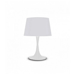 Ideal Lux Lampe de table Blanche LONDON 1 ampoule en métal