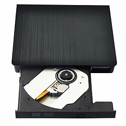 Usb 3.0 Dvd-Rw Driver Lecteur Optique Externe Portable Lecteur Cd Dvd Rw Rom Pour Ordinateur Portable Noir 