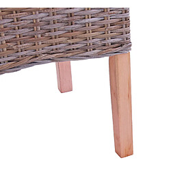 Avis Decoshop26 Lot de 2 chaises de salle à manger Kubu Rattan design rustique rotin marron 04_0000178