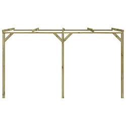 vidaXL Pergola à appentis 2 x 4 x 2,2 m Bois