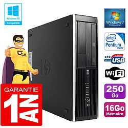 PC HP Compaq 8300 SFF Intel G850 Ram 16Go Disque 250 Go Graveur DVD Wifi W7 - Occasion