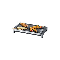 STEBA 066100 TG1 Grill de table - 2200 W - Plaque antiadhésive 37 x 30 cm - Noir