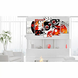 Paris Prix Tableau Imprimé 5 Panneaux Music Creations Wide 100 x 200 cm