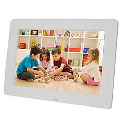 Wewoo Cadre photo numérique blanc 13 pouces 1024 x 768/16 9 LED Widescreen suspensibilité avec support et télécommande, SD / MicroSD / MMC / MS / XD / USB Flash Disk