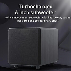 Yonis Barre De Son Bluetooth 50W Subwoofer 3D Home Theater Echo Murale pas cher