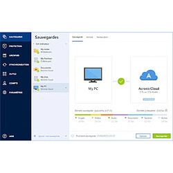 Acronis Cyber Protect Home Office Advanced - 500 Go - Licence 1 an - 1 PC/Mac + nombre illimité de terminaux mobiles - A télécharger