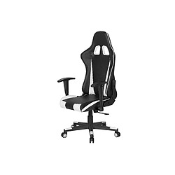 Acheter Beliani Chaise de bureau Cuir PU Blanc GAMER