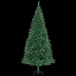 vidaXL Sapin de Noël artificiel 300 cm Vert