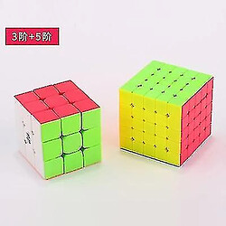 Universal Warrior Magic Cube 2x2x2 3x3x3 4x4x4 5x5x5 Cubo Magico Profiseal Antistress Speed Cube Learn Educ