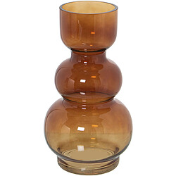 Vase Alexandra House Living Ambre Verre 9 x 25 cm 