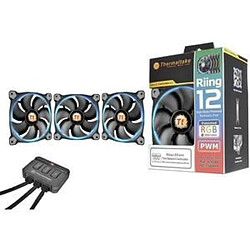 THERMALTAKE Ventilateur pour boîtier PC Thermaltake 3x Riing 12 LED RGB