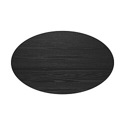 Avis Rendez Vous Deco Table ovale Eddy en bois noir 130 cm