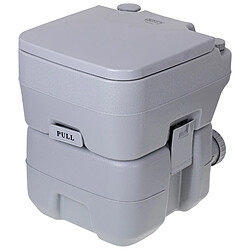 Toilette Portable Chimique pour Adultes 20L Camper, Camping, Auto Caravane WC, , Gris, Camry, CR1035