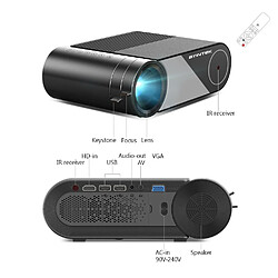 Universal Full HD 1080p LED Portable Movie Games Home Cinema Mini Projector Beam (option pour smartphone et tablette) | Projecteur LCD