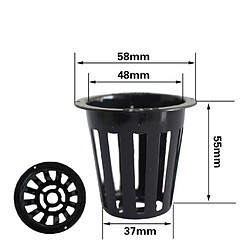 Avis 10pcs en plastique étang panier aquarium aquatique plante aquatique herbe cultiver