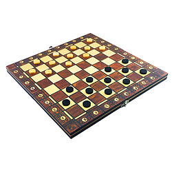 Acheter 3 dans 1 Échecs Dames Backgammon Jeu de Société Voyage Jouets pour Enfants Adultes 11x11inch