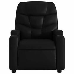 Acheter Maison Chic Fauteuil de massage inclinable,Fauteuil luxe de relaxation Noir Similicuir -MN96835