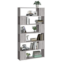 Acheter Maison Chic Armoire de livres - Bibliothèque - Séparateur de pièce sonoma gris 100x24x188 cm -GKD46665