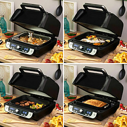 Friteuse à Air avec Gril, Accessoires et Livre de Recettes InnovaGoods Fryinn 12-in-1 6000 Noir Acier 3400 W 6 L pas cher