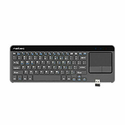 Clavier Natec NKL-0968 Noir Gris Noir/Argenté Anglais EEUU QWERTY 