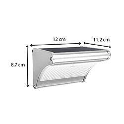 Avis Applique solaire avec détecteur de mouvement IP65 (450Lm 4000K A++) Gris - Voltman