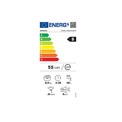 Lave-linge hublot 8 kg 1400 tours/min - ww80ta046th - SAMSUNG
