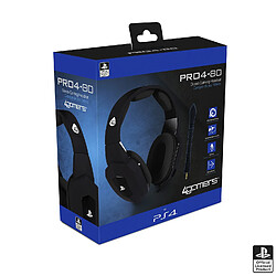 Acheter Casque audio gamer stéréo Playstation 4Gamers PRO4-80 Noir soft touch sous Licence Officielle pour PS4 et PS5