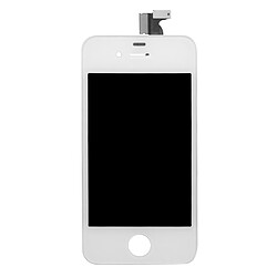 Wewoo Pour iPhone 4S LCD + blanc Frame + Touch Pad Assemblage de numériseur 10 PCS pièce détachée 3 en 1