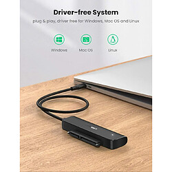 Acheter UGREEN Câble USB C 3.1 Disque Dur Adaptateur Type C vers SATA USB C pour 2,5 Pouces HDD SSD Driver jusqu'à 10 to Supporte UASP