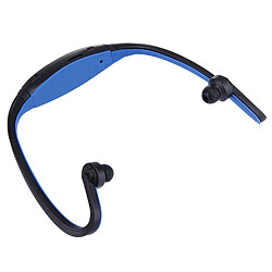 Acheter Wewoo Casque Bluetooth Sport bleu foncé pour Smart Phones & iPad ou Autres Périphériques Audio Stéréo Sans Fil Sans In-Ear avec Micro SD Carte Slot & Mains Libres,